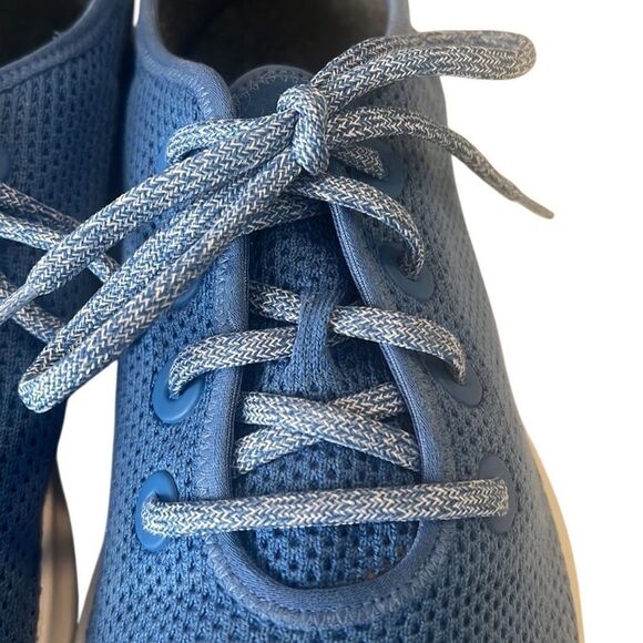 Allbirds Tree Runner Pure Azure Blue Knit Running Sneakers Men's Size 11 - Picture 4 of 10